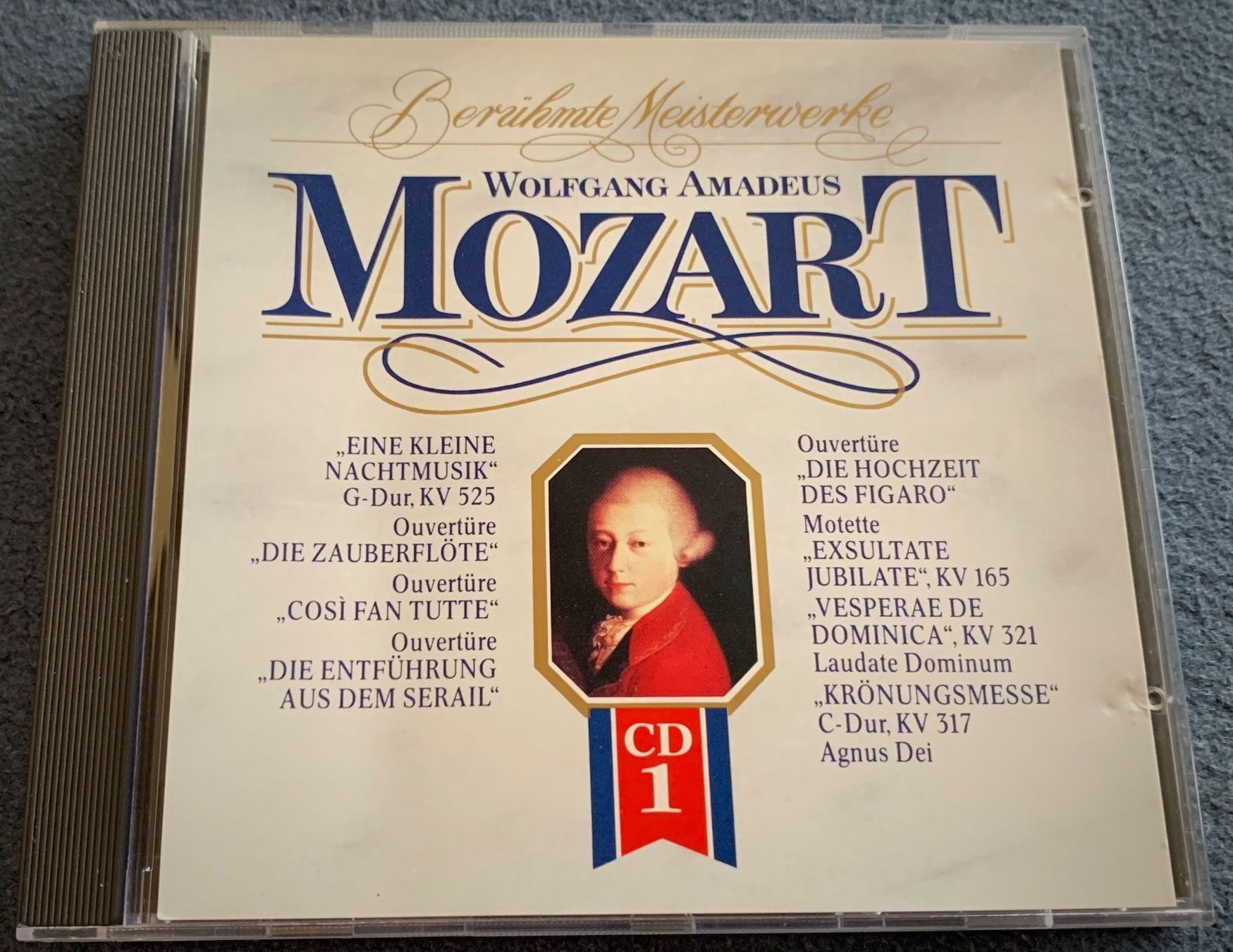CD: Mozart  "Berühmte Meisterwerke" CD 1 – Usato da Spiez venduto da martin-7973