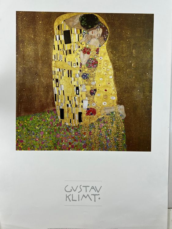 Affiche Art Gustav Klimt - Der Kuss 50x70cm main image 1
