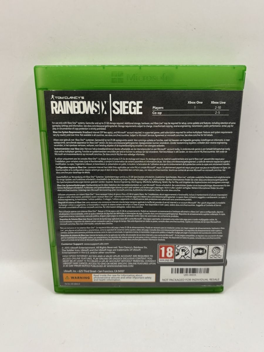 Giochi: Rainbow Six Siege Xbox One – Usato da Genève venduto da sho_67qj 1