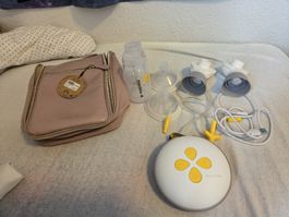 Milchpumpe Medela Swing Maxi inkl. Zubehör guter Zustand
