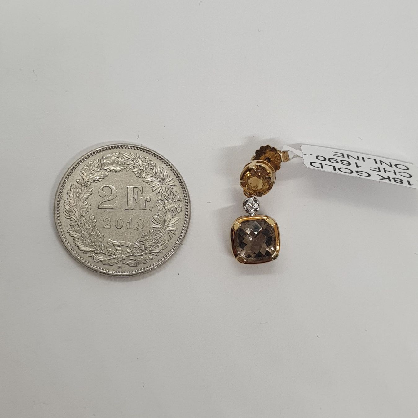 Orecchini pendenti & Orecchini a lobo: Echt 18K Gold Ohrhänger – Usato da Luzern venduto da Luzern-Goldhaus 2