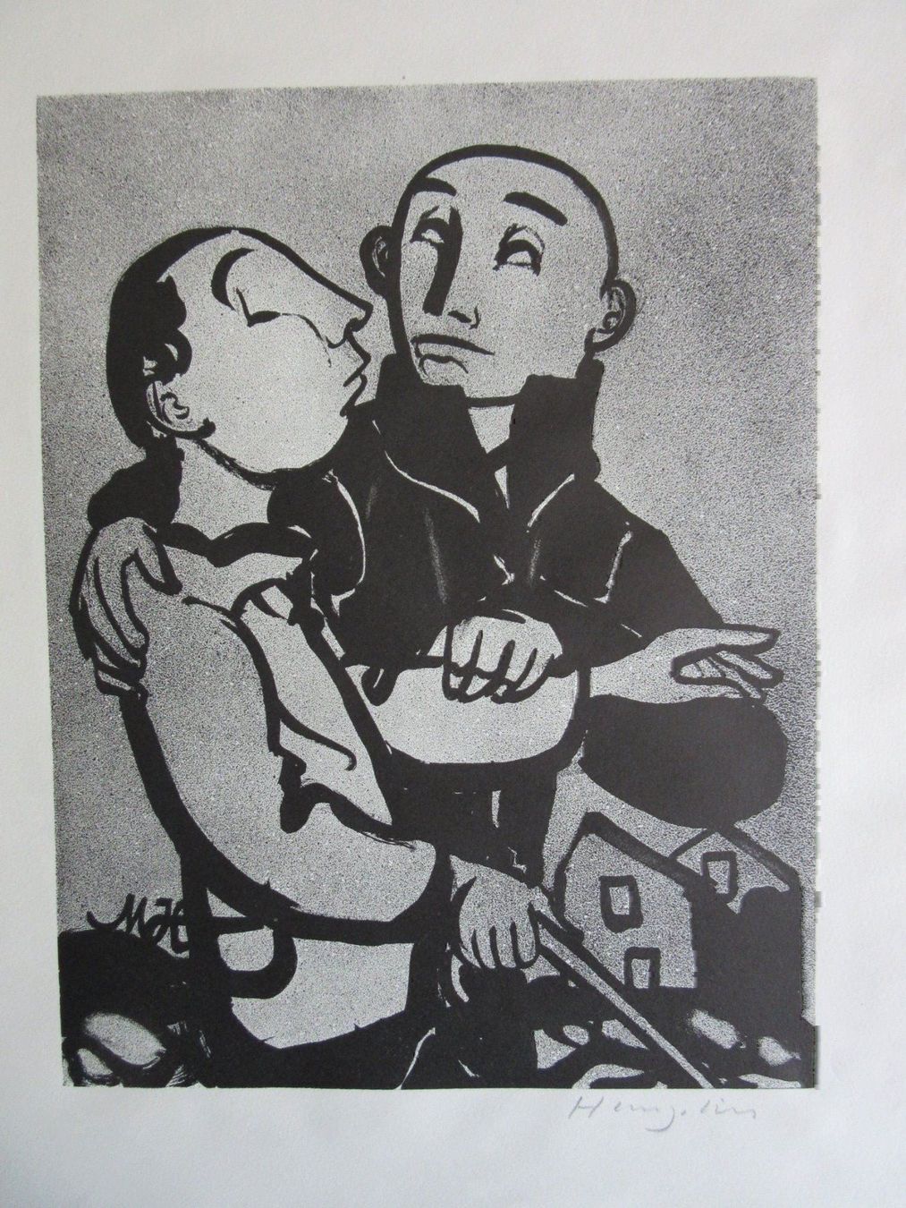 Grafica & Litografie: MAX HUNZIKER  LITHOGRAPHIE SIGNIERT – Nuovo (secondo la descrizione) da Gersau venduto da grafik-kunst
