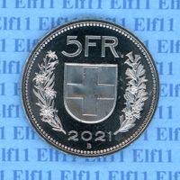 CHF___5.00 2021 unz 5 Franken