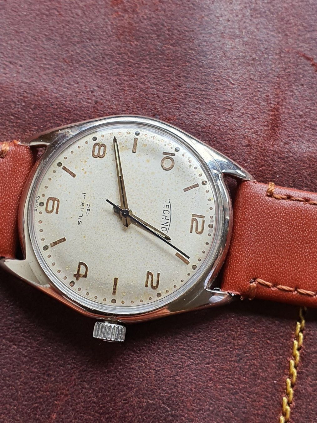 Orologi: Technos 17 Rubis Handaufzug AZ035 – Usato da Uster venduto da Allezeit 1
