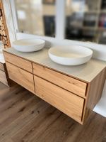 Exklusiver Design-Waschtischunterschrank mit Aufsatzbecken