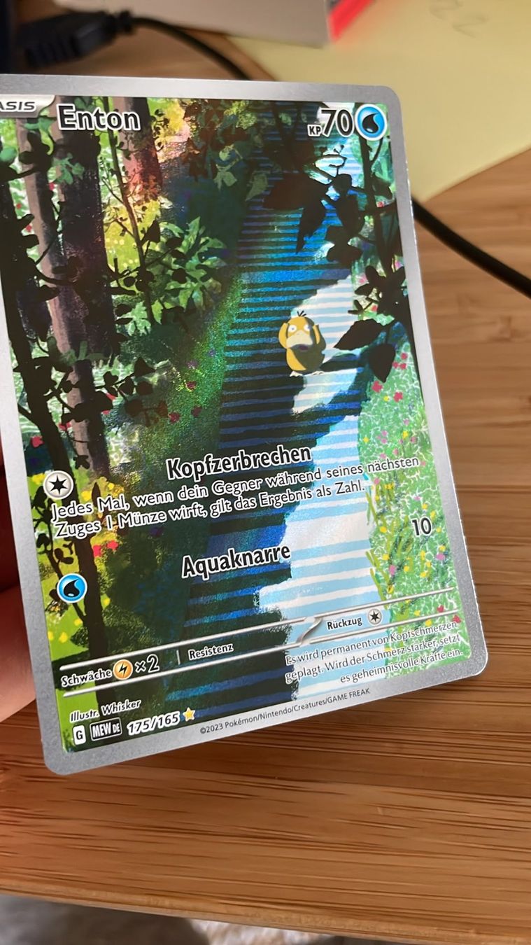 Pokémon Sammelbilder & Trading cards: Pokémon Ente Enton 175/165 – Neu (gemäss Beschreibung) aus Burgdorf von chz_yq2k 2