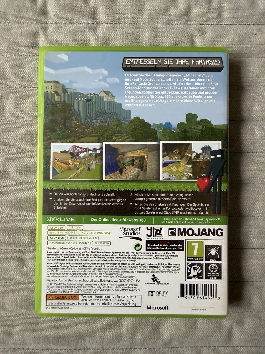 Microsoft Giochi: Minecraft Xbox 360 Edition – Usato da Thunstetten venduto da Virus_33 2