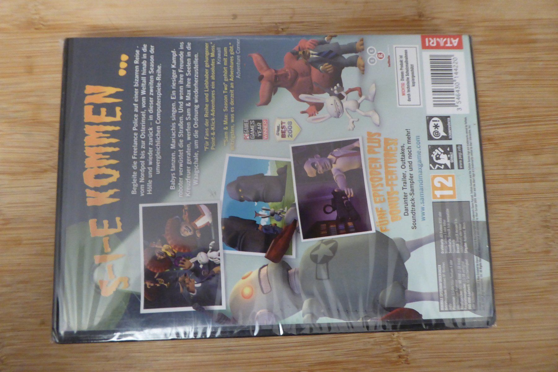 Atari Spiele: PC GAME OVP Sam & Max All-zeit bereit Season 2 – Neu und originalverpackt aus Allschwil von Summelsarium 1