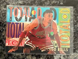 NBA Scottie Pippen Fleer 94/95 Total D Card