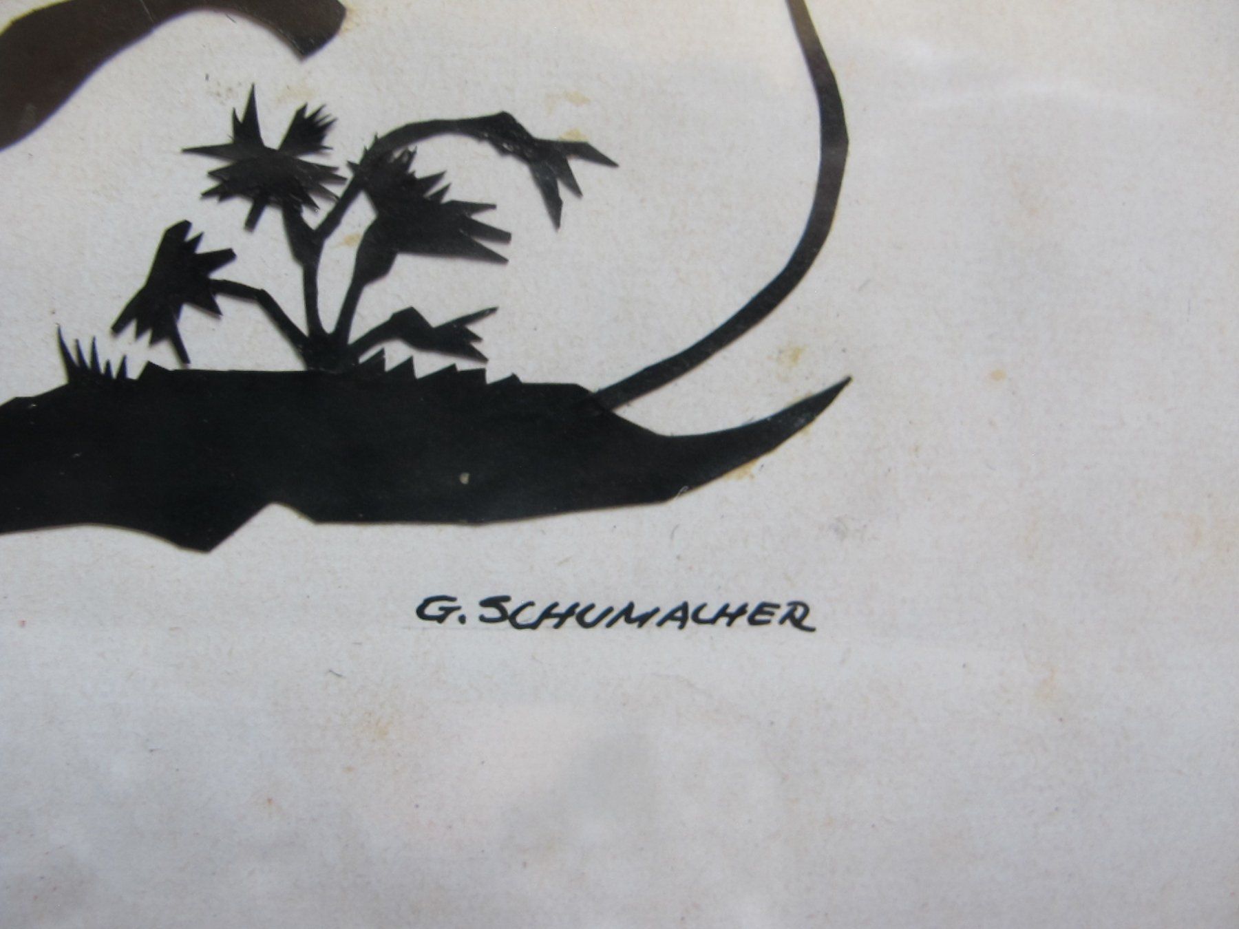 Grafica & Litografie: Original-Scherenschnitt Vintage – Usato da Löhningen venduto da Chimae67 3