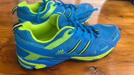 Laufschuhe Sandic blau neongrün Grösse 44 guter Zustand