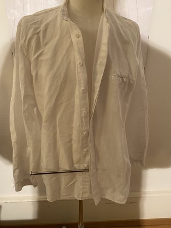 Sommerliches Leinenhemd, beige, Grösse M - Top Zustand!