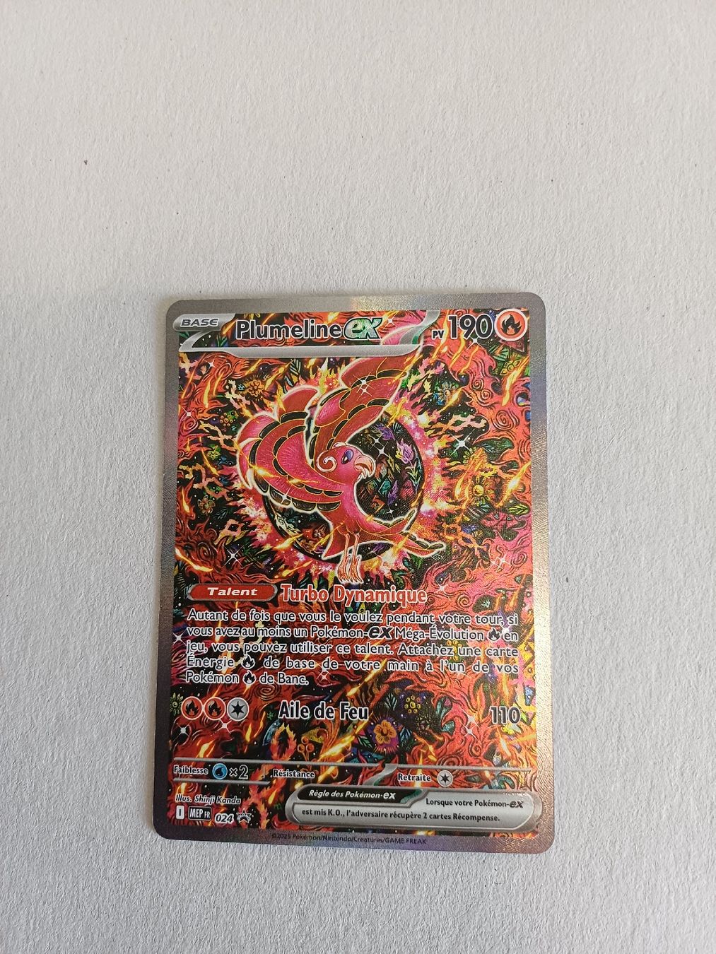 Pokémon Carte collezionabili: Plumeline Ex - art rare - 024 - FR – Nuovo (secondo la descrizione) da Bernex venduto da Adrieneagle