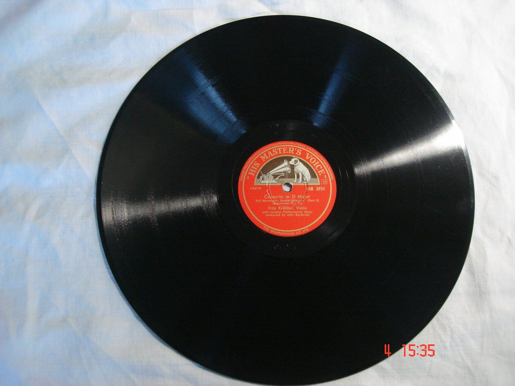 Dischi in vinile: Schellackplattenalbum Beethoven Violinkonzert D-Dur Op.61 – Usato da Aeschi SO venduto da abi1951 9