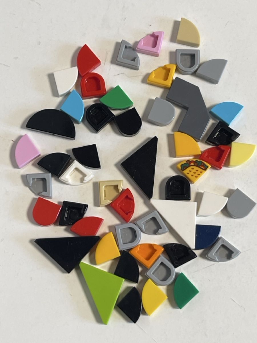 Lego Giocattoli: Lego- 50 kleine diverse Plättli – Usato da Gelterkinden venduto da cobra0110