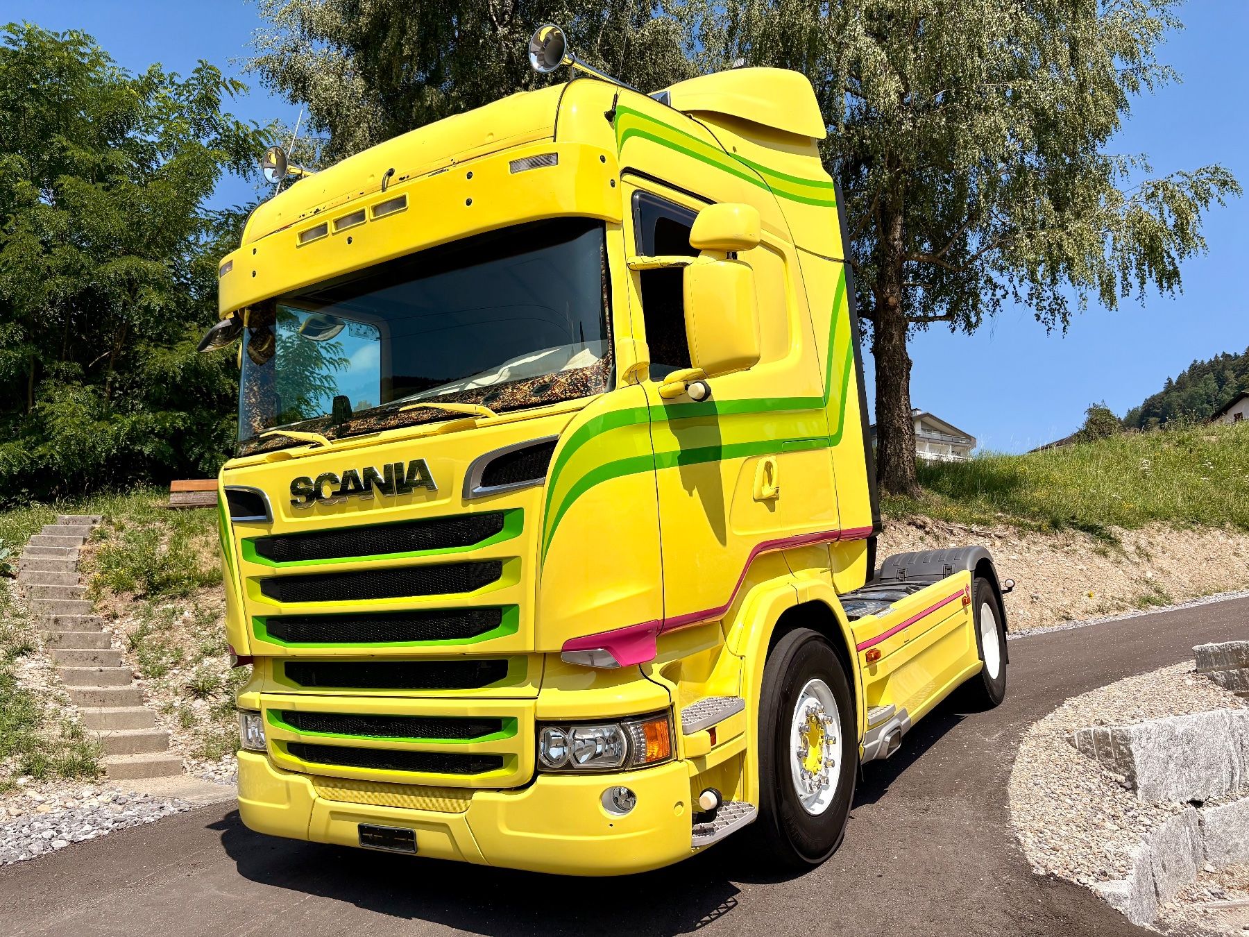 Scania Camions: SCANIA R520 V8 4X2 SATTELSCHLEPPER – D'occasion à Hasle LU par Mroeoesli0 3
