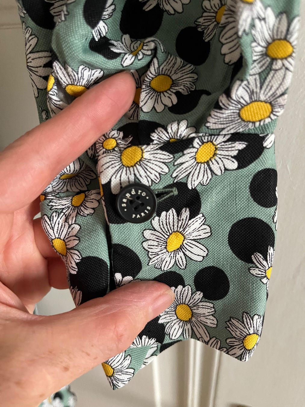 Sandro Kleider: Robe courte Sandro imprimer des printemps – Gebraucht aus Genève von Paradis_Vintage 4