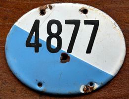 1920 Velonummer Zürich Schweiz Kanton Zürich Hinwil