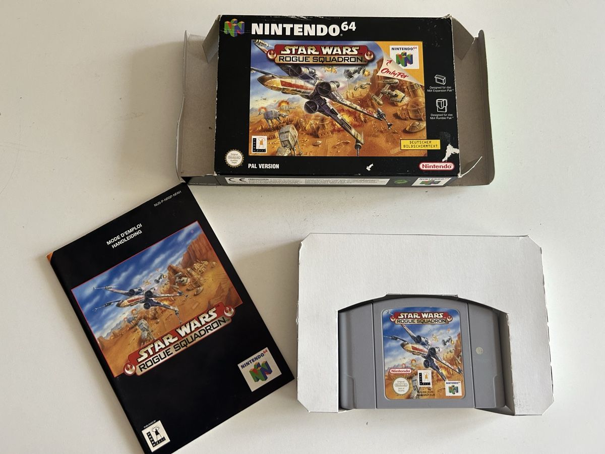 Nintendo Giochi: Star Wars Rogue Squadron N64 cib – Usato da Pully venduto da PongDayOne 6