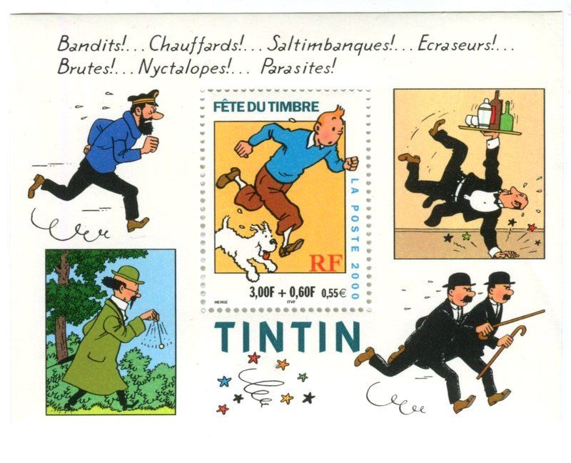 Tutti i francobolli: Block "Tintin". Frankreich – Nuovo e nell'imballaggio originale da Basel venduto da Butsch5