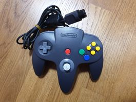 Originaler Nintendo N64 Controller schwarz