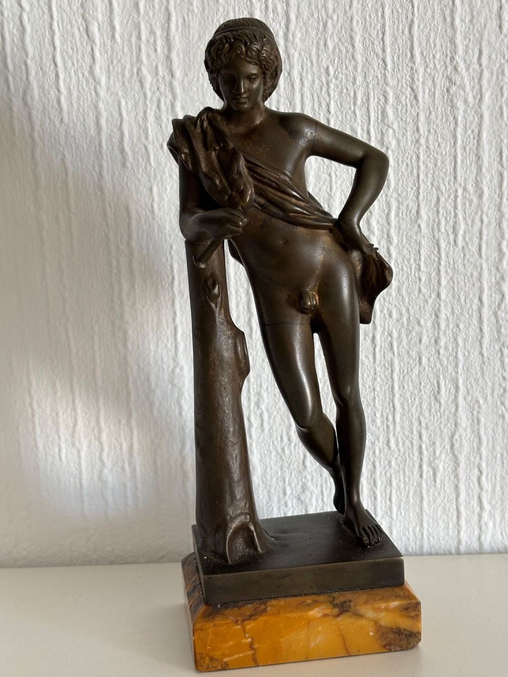 Statuette: statuette en bronze Satyre au repos – Usato da Peseux venduto da Chimon59 6