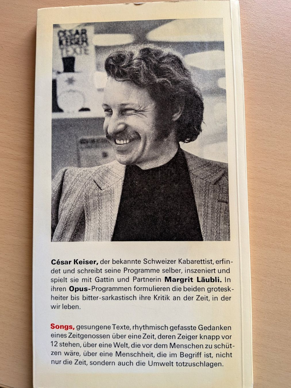 Libri: César Keiser: Songs – Usato da Rotkreuz venduto da eulennest 3