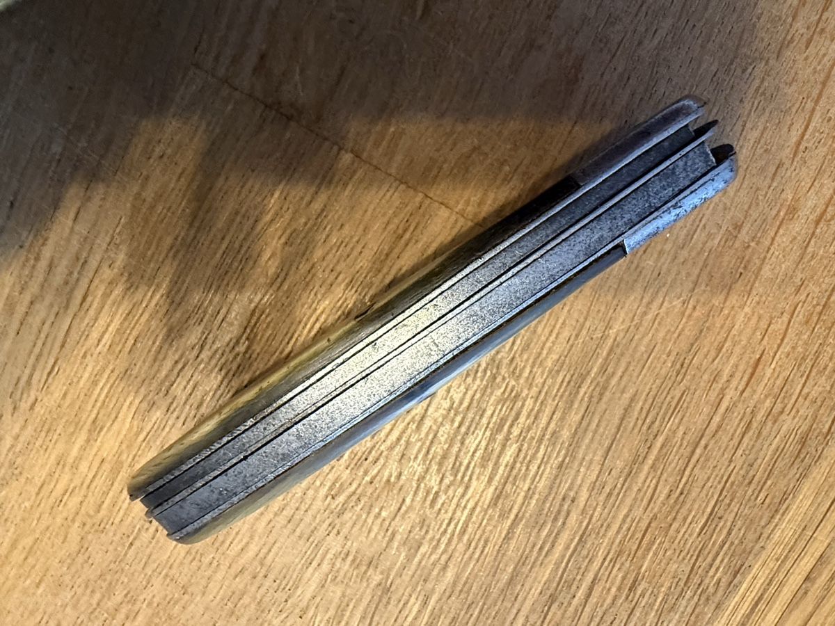 Coltelli tascabile: Antikes Taschenmesser Bauernmesser mit Defekt – Usato da Goldach venduto da Messerguru 9