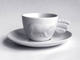 ESPRESSOTASSE + UNTERTASSE*ROSENTHAL*WEISSBÄR*****