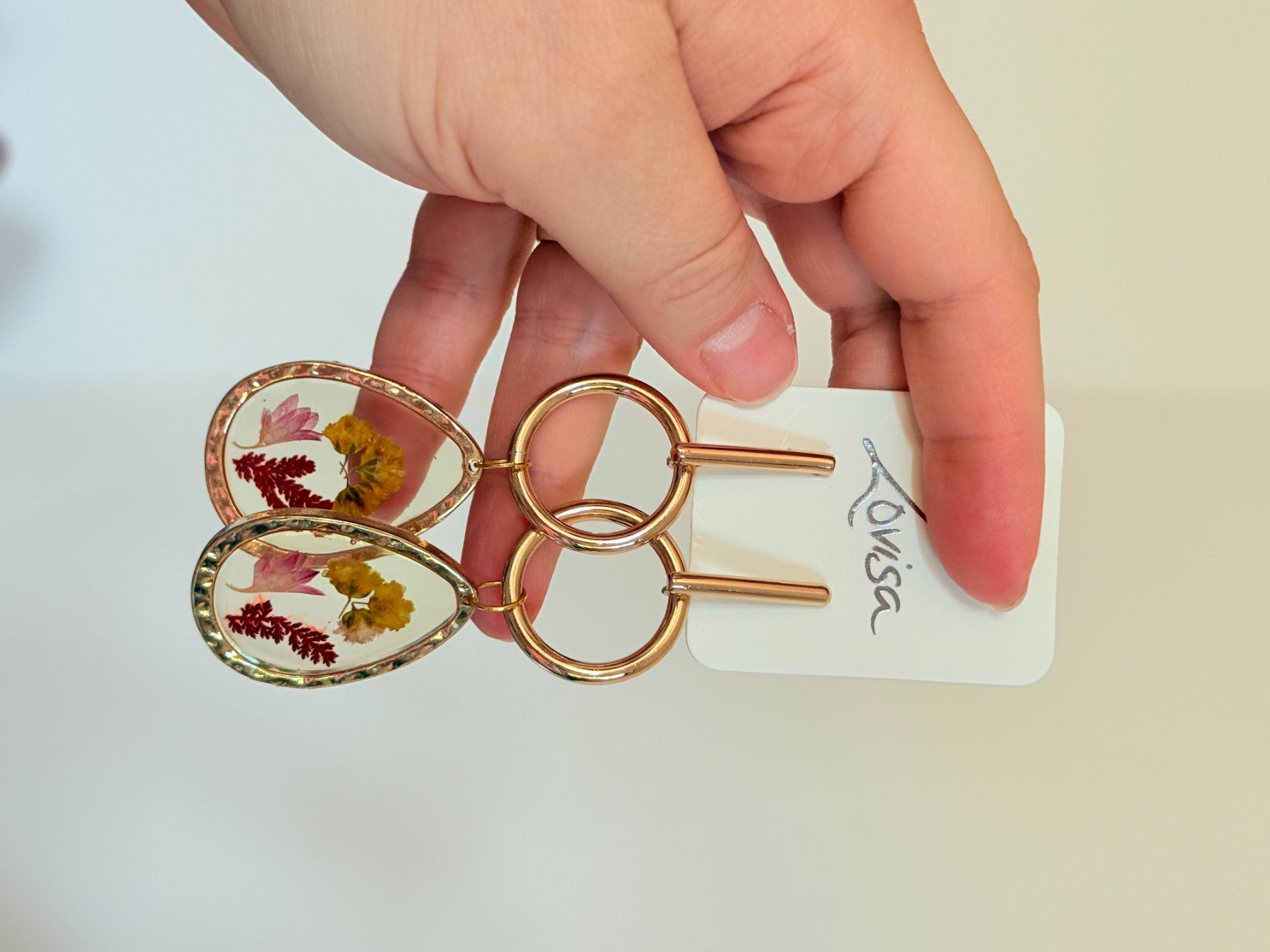 Orecchini pendenti & Orecchini a lobo: Boucles d'oreilles Lovisa pendantes avec fleurs – Nuovo e nell'imballaggio originale da Genève venduto da AGBERG 8