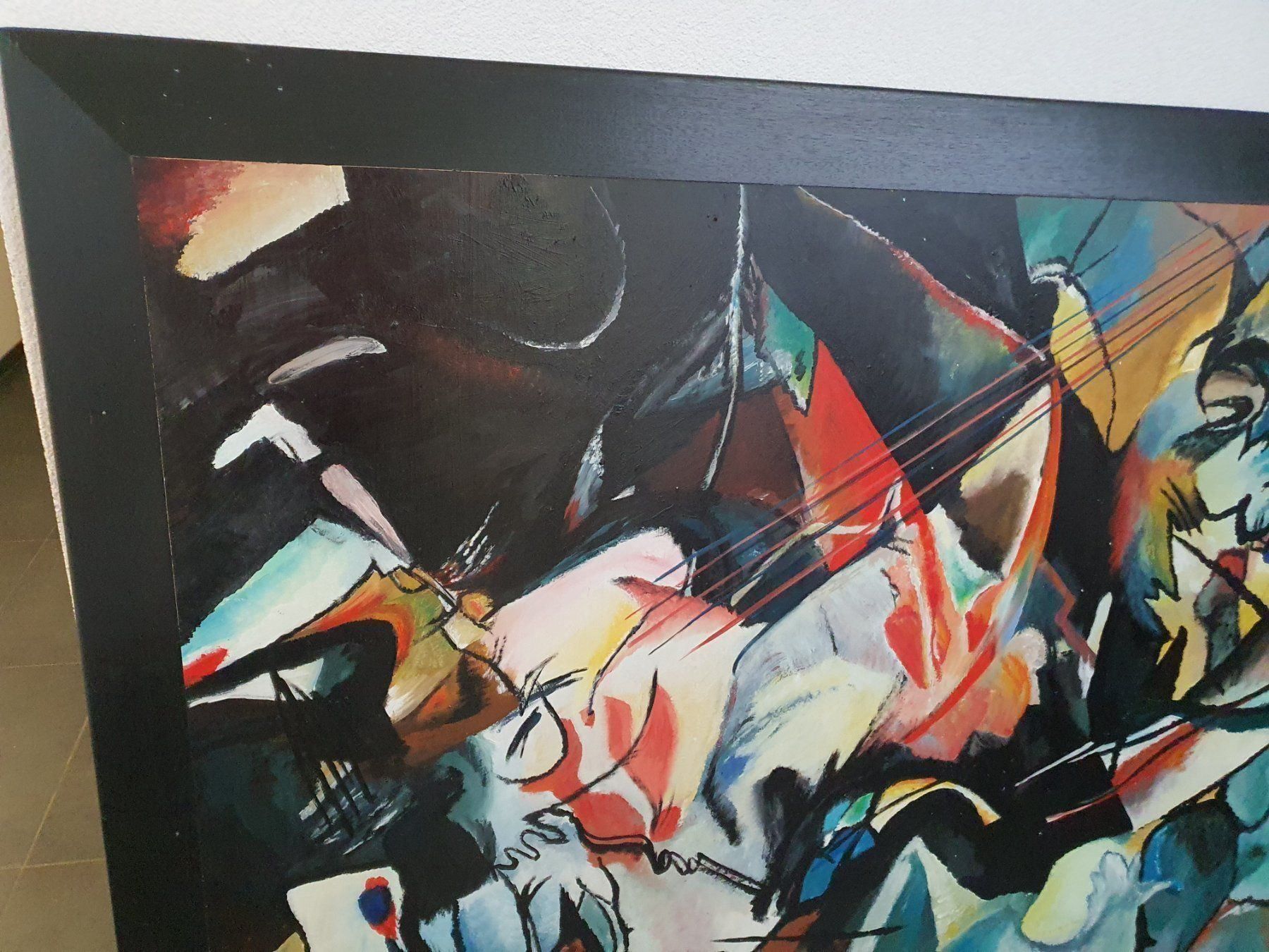 Dipinti: Grosse Öl Gemälde nach KANDINSKY – Usato da Bern venduto da artBoutiquech 4