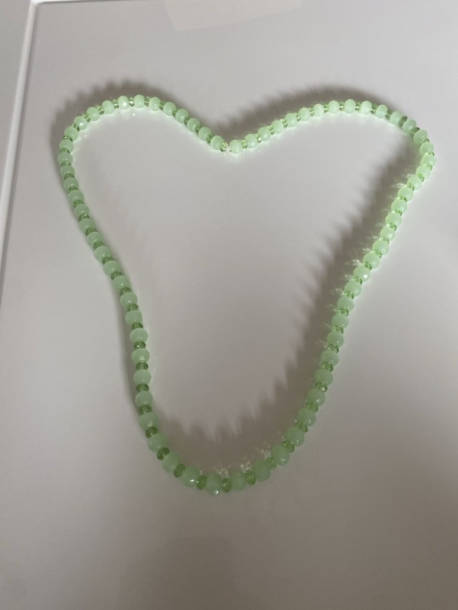 Catenine: Grüne Perlenkette, auffällig, elegant echte Jade 1 m – Nuovo (secondo la descrizione) da Läufelfingen venduto da Alles_Garantie 5