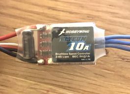 ESC Hobbywing Flyfun 10A Regler 2-4S LiPo 5V1A BEC