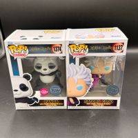 Funko Pop! Jujutsu Kaisen Panda 1374 Flocked & Gojo 1137