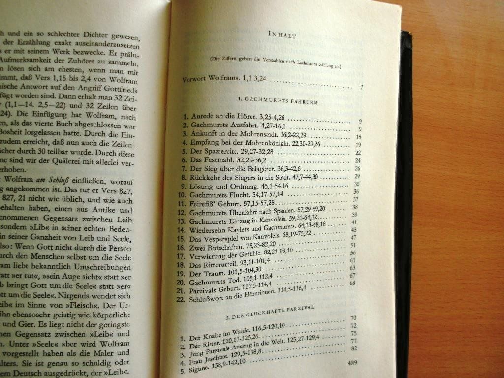 Bücher: Parzival-Wolfram von Eschenbach, in Prosa – Gebraucht aus Grenchen von Kogi7 3