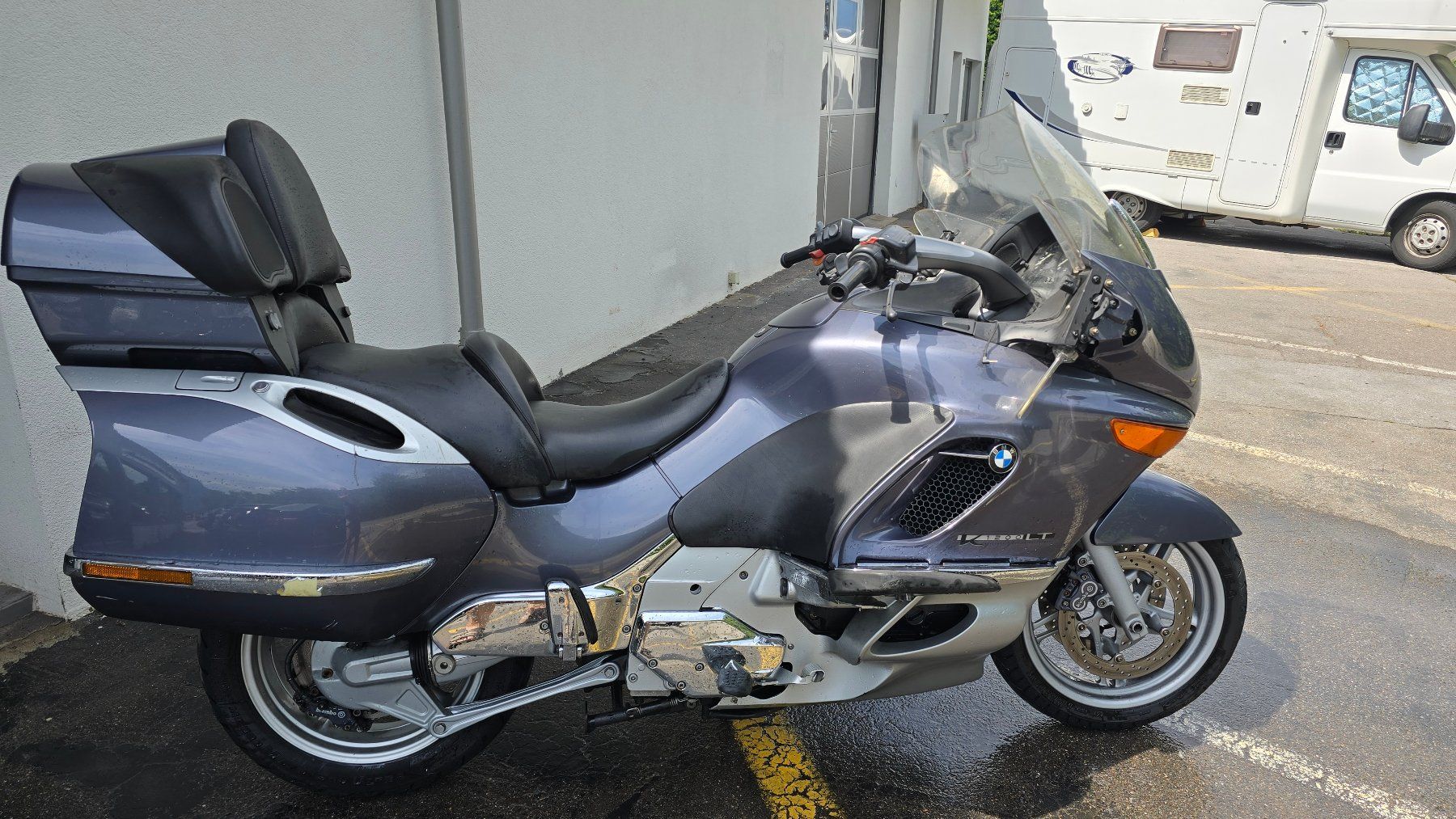 BMW Strasse: 2 mal BMW K1200 LT – Defekt aus Glarus von Ttool 2