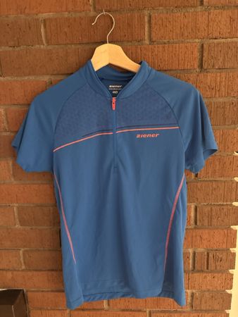 Ziener Radtrikot blau Damen kurzarm Grösse 40 gebraucht