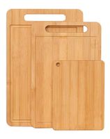 3er Set Bambus Schneidebretter - Robust & Elegant!