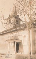 Goumoëns la Ville (VD) – Dorfkirche mit Vorhalle