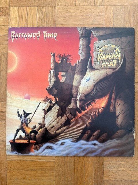 Dischi in vinile: Diamond Head 1982 Borrowed time (LP 1st Issue + inner) – Usato da Territet venduto da Yvanz