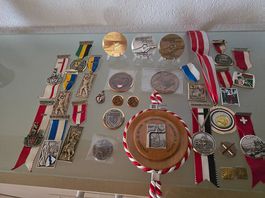 Medaillensammlung, div. Auszeichnungen, Gedenkprägungen