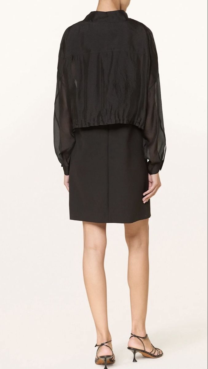Luisa Cerano Blusen: Luisa Cerano Overshirt Bluse black Gr 38 neu – Neu (gemäss Beschreibung) aus Hindelbank von Surlie 1