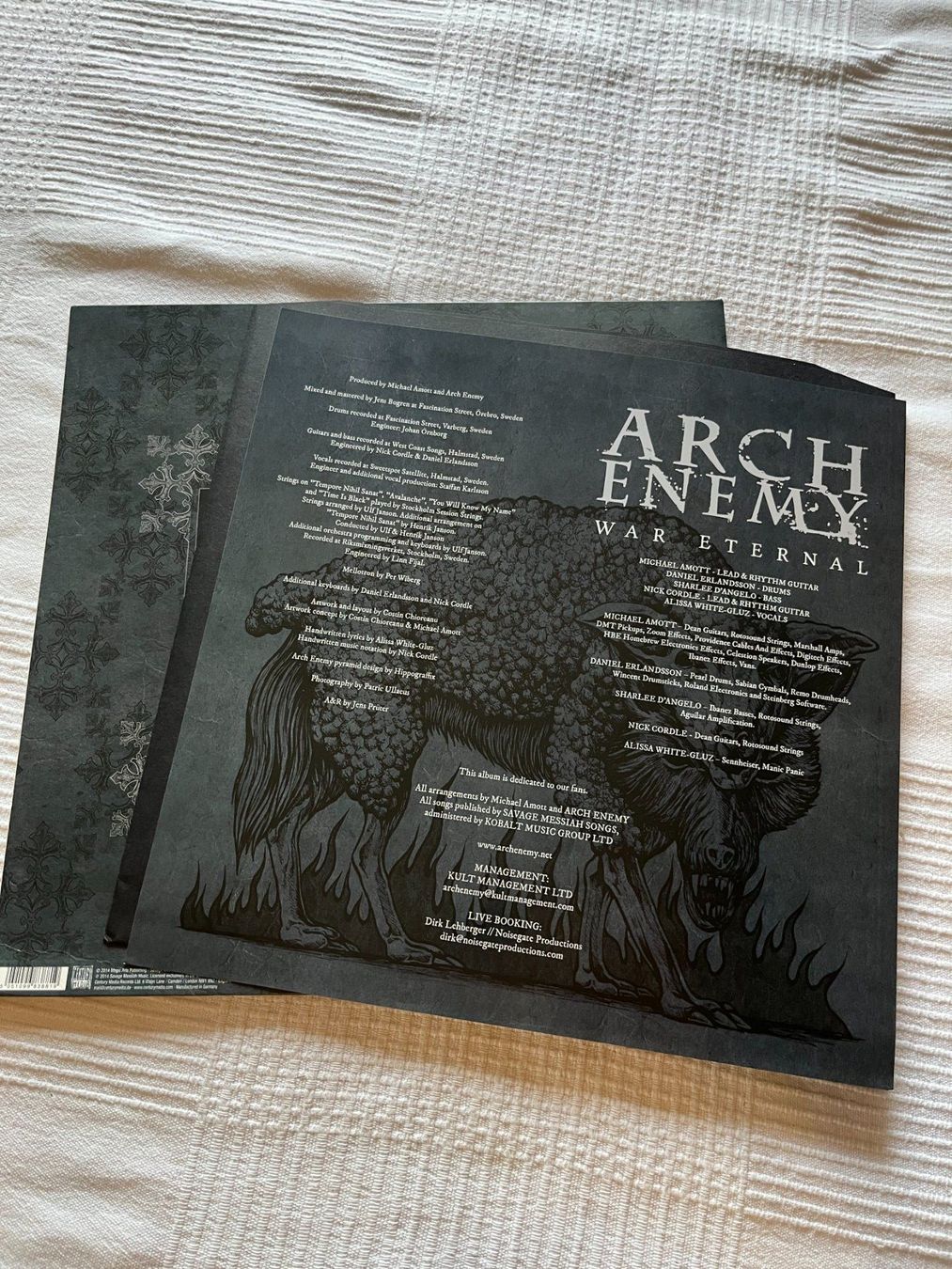 Dischi in vinile: Arch Enemy – War Eternal Vinyl LP – Usato da Effretikon venduto da ChrisLamberger 4