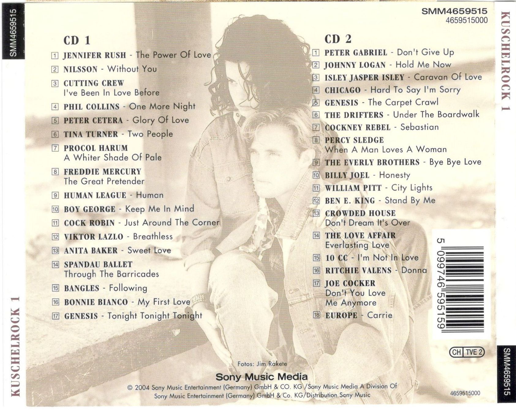 CD: Kuschelrock 1 Doppel CD – Usato da St. Margarethen TG venduto da Smiley-Face 1