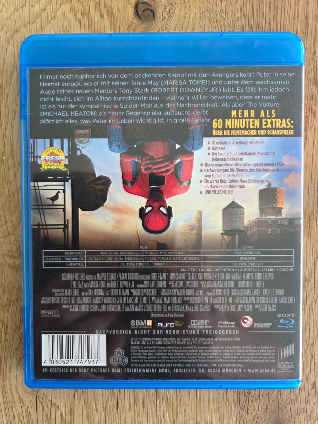 Tutti i DVDs: Spiderman - Homecoming (Blu-Ray) – Nuovo (secondo la descrizione) da Niederhelfenschwil venduto da George27 1