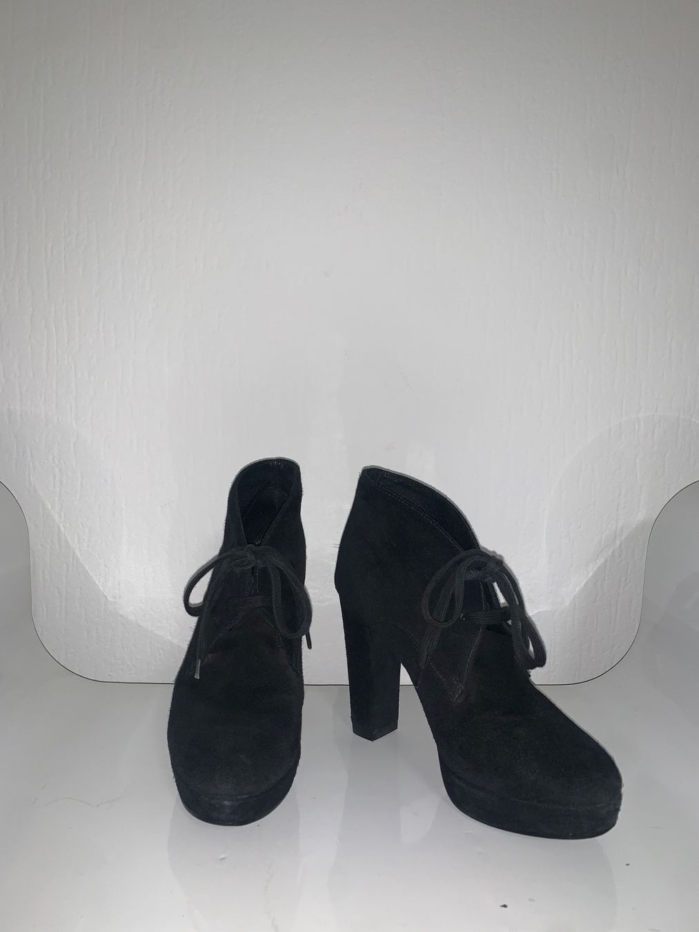 Benetton Scarpe da donna: BENETTON Compensées plateformes daim noir - taille 37 – Usato da Lausanne venduto da Xiaoxi