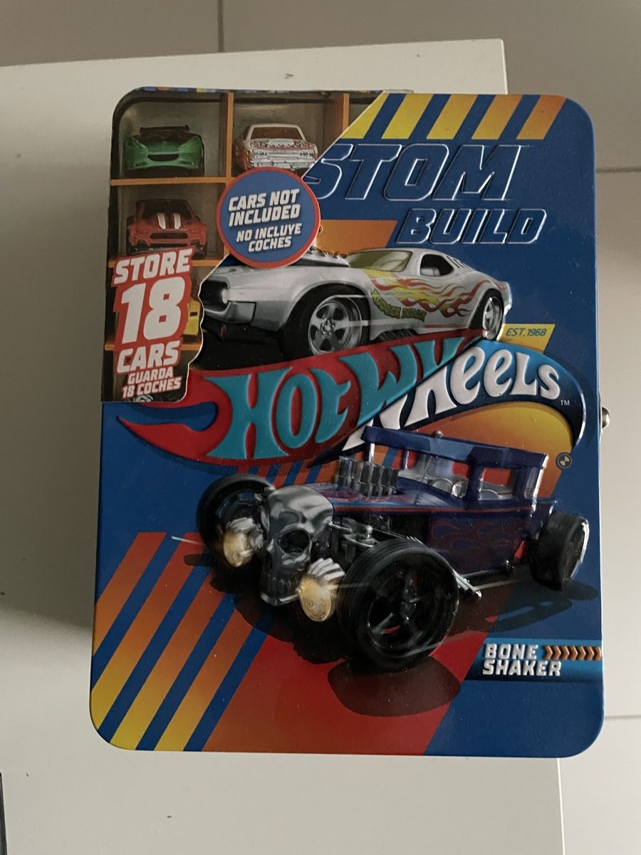 Hot Wheels Giocattoli: Scatola in metallo hot whells – Nuovo (secondo la descrizione) da Lugano venduto da Mic13