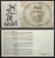 INTERKANTONALE LANDES-LOTTERIE - SPECIMEN 5 Franken 1946 I