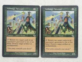 MTG Nullmage Advocate JUD 126 Englisch Common 2x