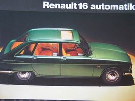 Prospektblatt Renault 16 automatik